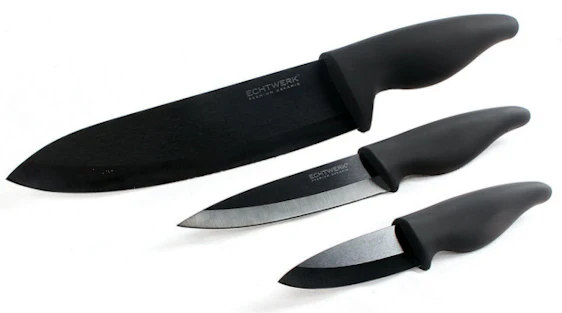 Echtwerk Pro Black Edition für 25€ – 3 Küchen-Keramikmesser