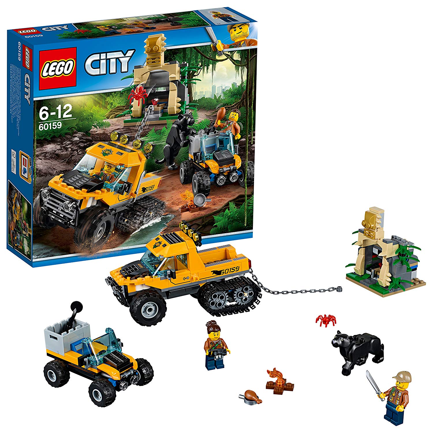 LEGO City - Mission mit dem Dschungel-Halbkettenfahrzeug (60159) für 17,99 EUR inkl. Versand