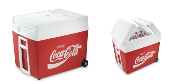 Mobicool Coca-Cola Kühlbox für 109€ - 48L Volumen, Dual-Ventilator, flexibel einsetzbar