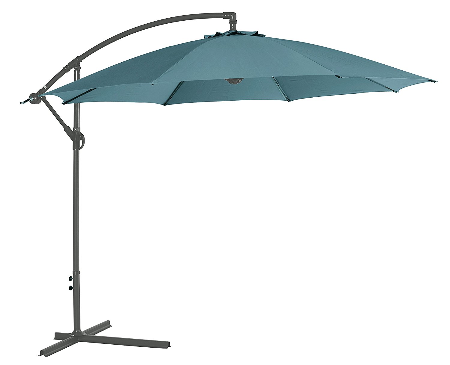 PREISFEHLER: Garden Impressions Ampelschirm Rhodos, Hellgrau, 300cm, rund mit Ständer für 26,09 EUR