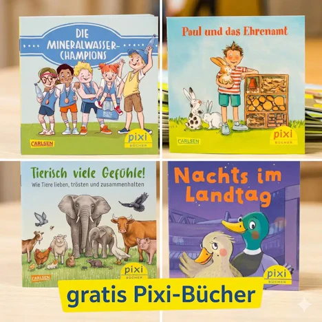 Gratis Pixi-Bücher - Sammeldeal