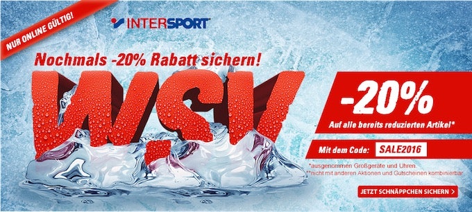 Intersport Winterschlussverkauf