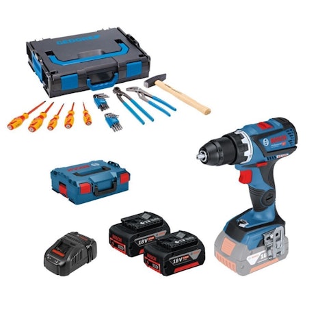 Bosch GSR 18 V-60 C Professional 2 x 5,0 Ah + L-Boxx + Gedore-Boxx für 179,99 EUR inkl. Versand