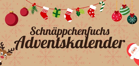 Schnäppchenfuchs Adventskalender 🎄 Jeden Tag ein neuer Überraschungsgewinn 🧑🎄
