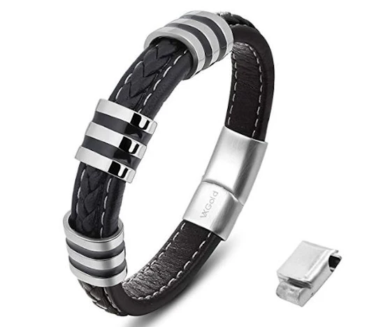 Armband Männer, Magnetverschluss aus Edelstahl mit Drei Größen