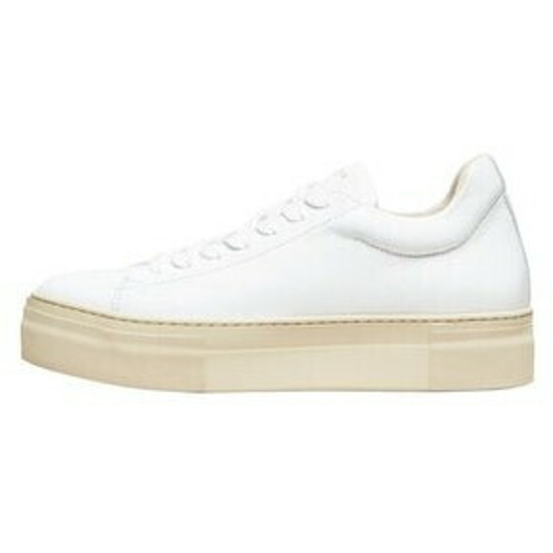 Selected SLFHAILEY LEATHER TRAINER B (16075949) white mit 74% Rabatt