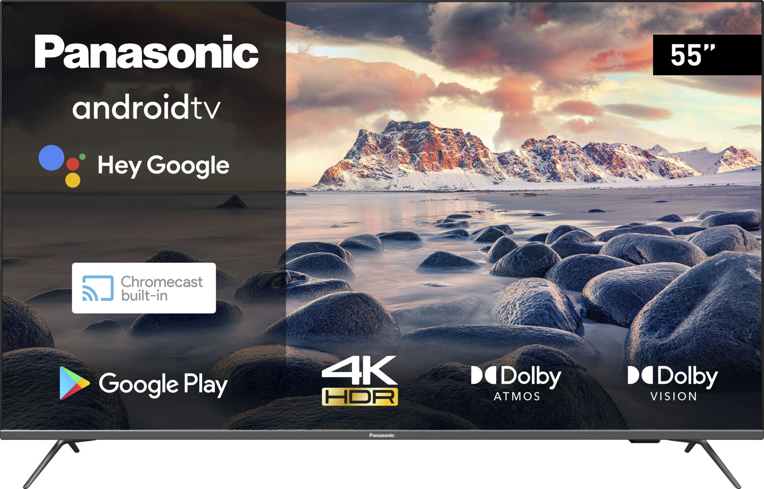Panasonic 4K-Fernseher TX-55JXW704: Spart 235,00€