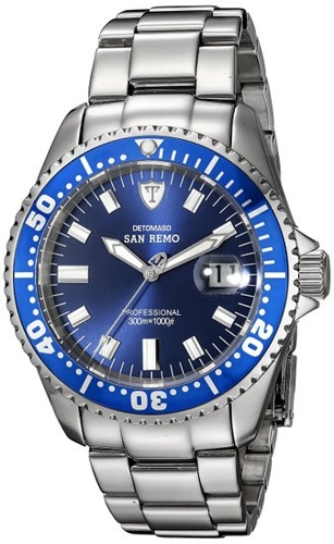 Automatik Taucheruhr De'Tomaso San Remo blue (DT1025-H) für 129,- EUR inkl. Versand
