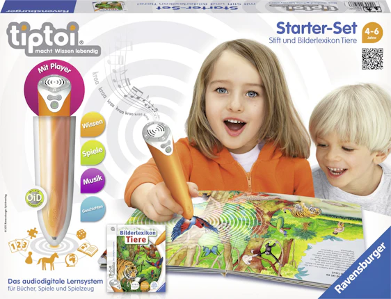 Ravensburger tiptoi Starter-Set Stift und Bilderlexikon Tiere mit 16,00€ Ersparnis