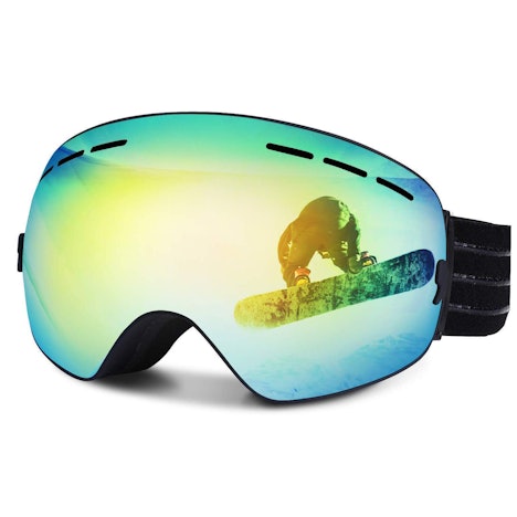 20% Rabatt auf FYLINA Skibrille Snowboard Brille Outdoor Schutzbrillen mit Anti-Nebel UV-Schutz für 29,59€