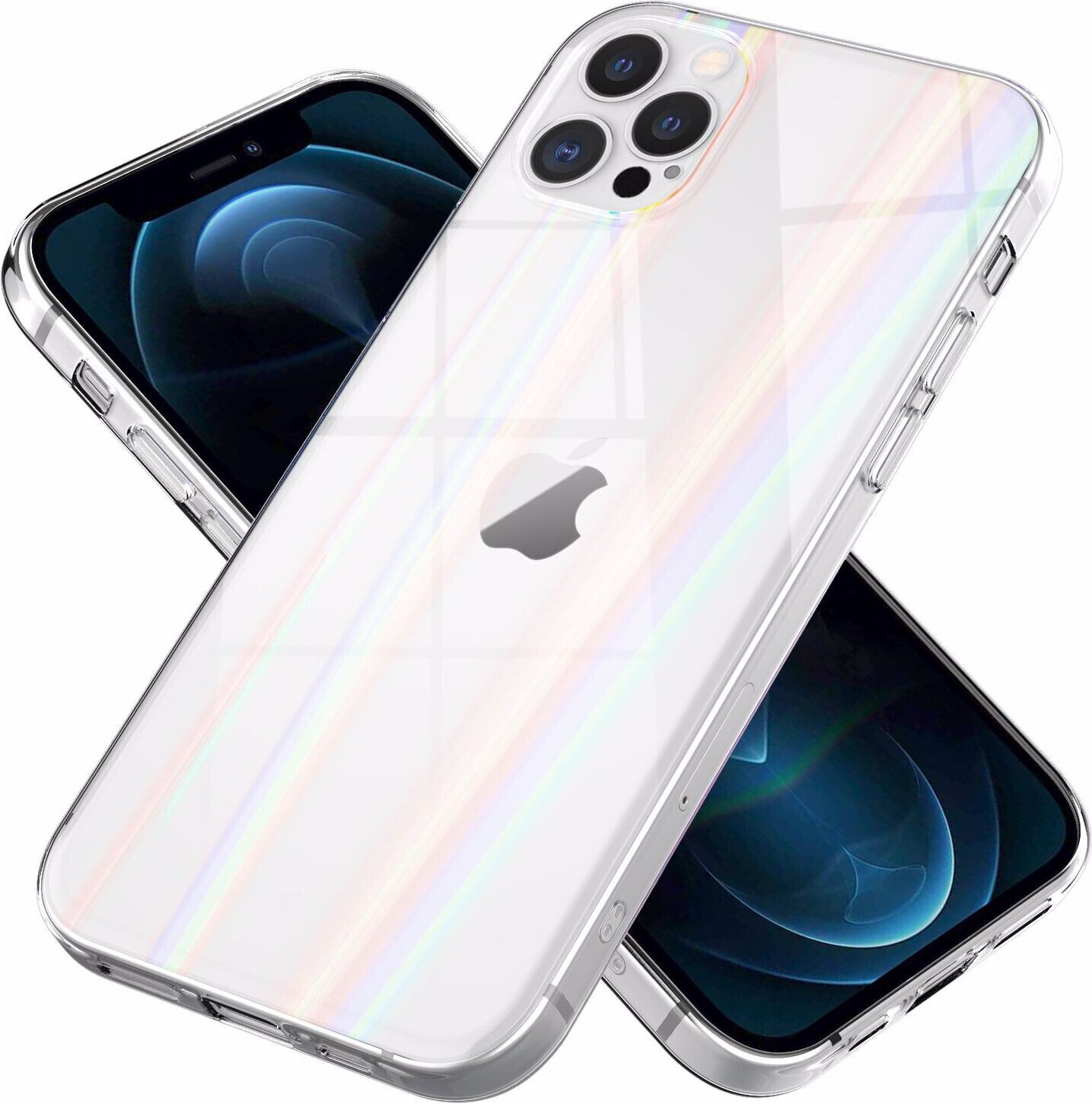 NALIA Klares Hartglas Case (iPhone 12 Pro Max), Smartphone Hülle, Transparent mit 12,86€ Ersparnis