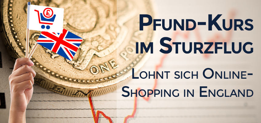 England-Shopping mit Billig-Pfund