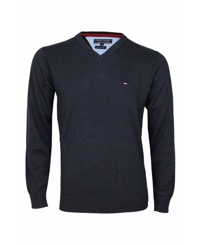 Tommy Hilfiger Herren V- Neck Pullover Pacific für 31,93€ (68% reduziert)