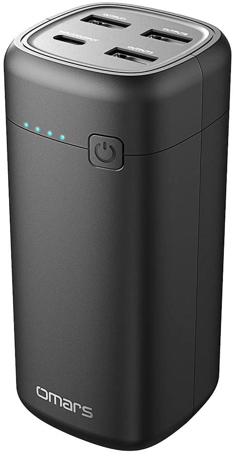 Powerbank Omars Kleine Externe Batterie 20000mAh USB C PD 45W Schnellladung​ für 12,99€