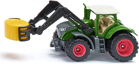 Siku 1539, Fendt 1050 Vario für 5€ - Traktor aus Metall & Kunststoff, mit Ballenzange und abnehmbarer Kabine