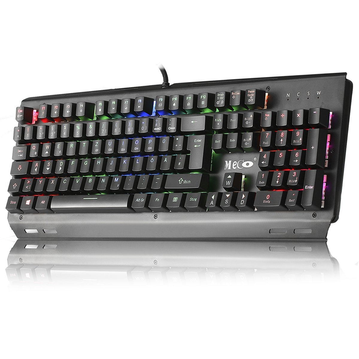 Mechanische Gaming Tastatur, MECO 105-key für 29,99€ anstatt 69,99€