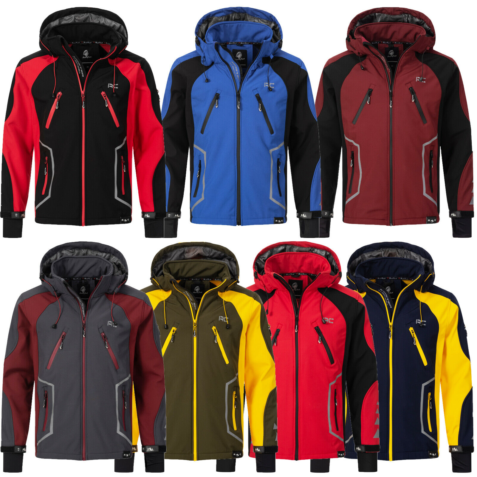 Rock Creek Herren Softshell Jacke Windbreaker