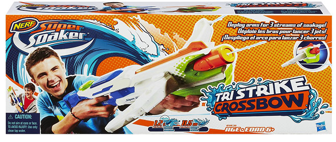Hasbro A4836E24 Super Soaker Tri Strike Crossbow für 12€