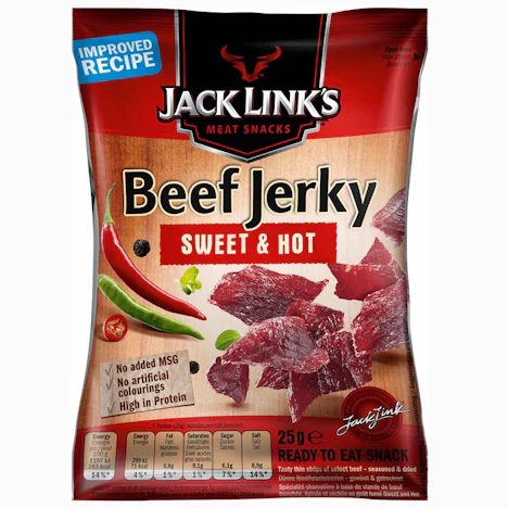 48x 25g Jack Link´s Beef Jerky Sweet & Hot