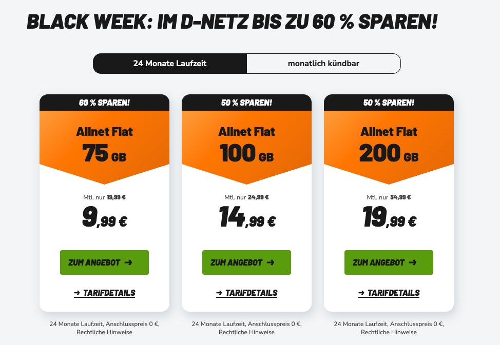 Klarmobil-Black-Friday-Angebote-Handyvertrag