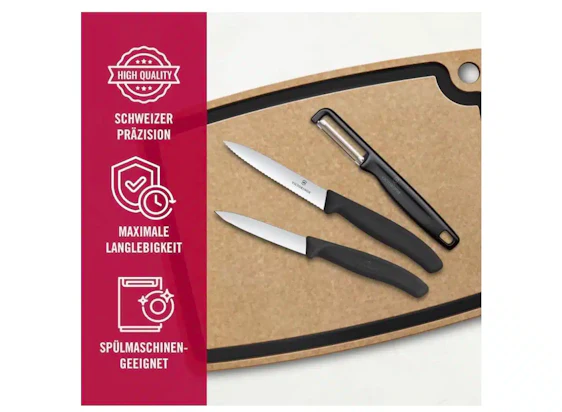 Victorinox Swiss Classic Gemüsemesser 3teilig in schwarz für 12,99€( statt 16€)