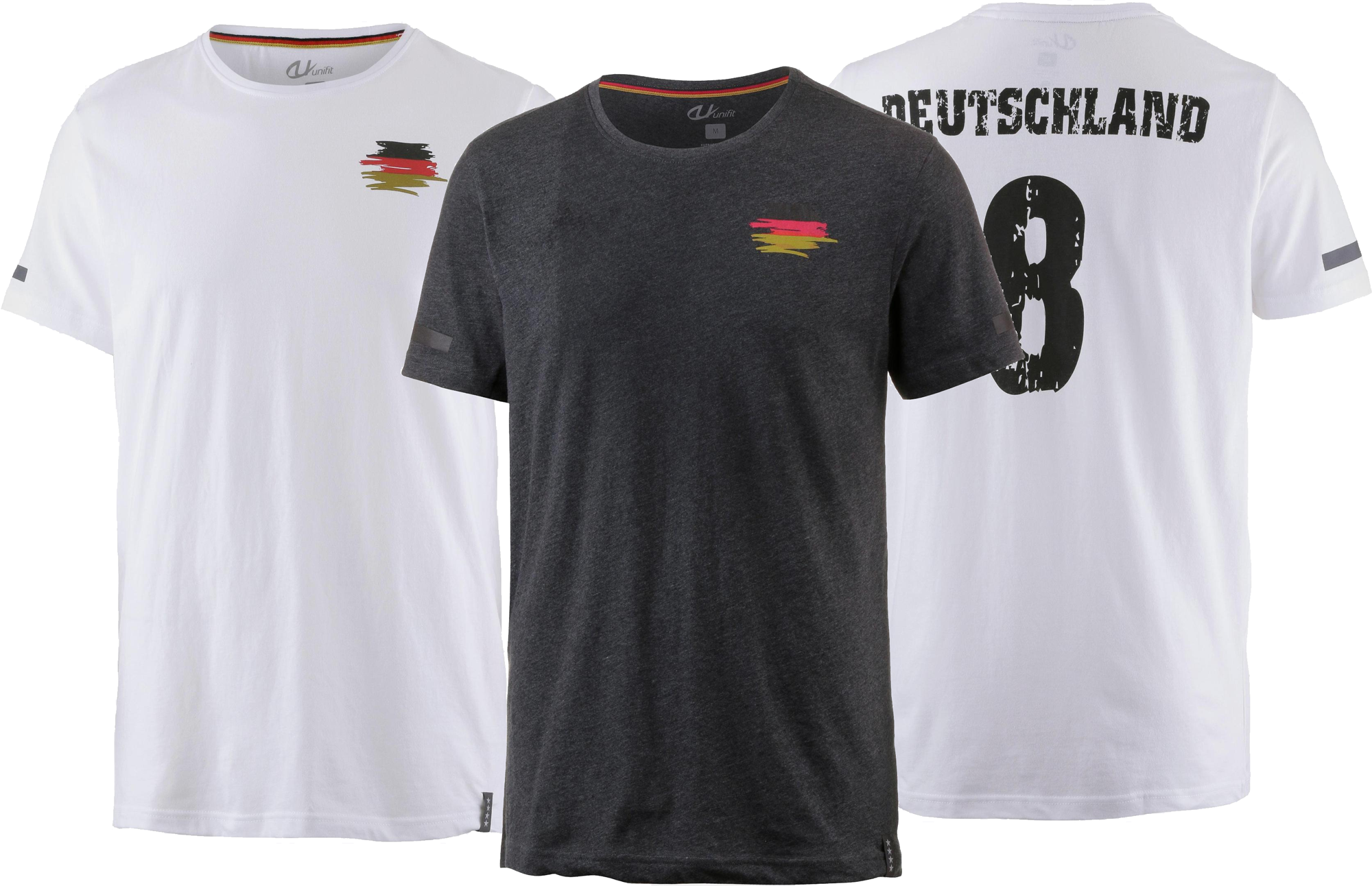 Unifit Deutschland Trikot für 7€ - mit Beflockung "Deutschland 8"