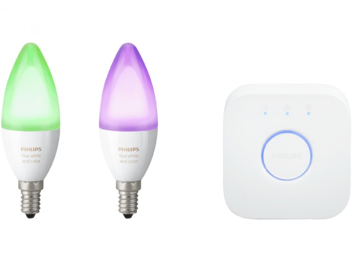 Philips Hue E14 White and Color Ambiance Starter-Set für 93,99 EUR inkl. Versand