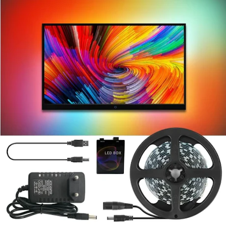 5M RGB Traumfarbe USB APP LED-Lichtleiste für PC-Bildschirm
