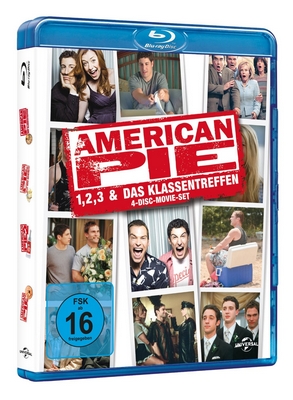 American Pie Klassiker 1, 2, 3 &amp; Das Klassentreffen als Blu-ray ab 15€