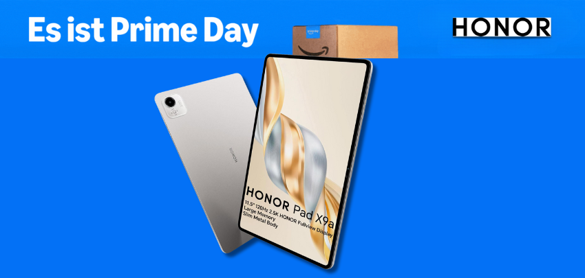 Nur HEUTE ⌛ Honor Pad X9a für 160€ - Gaming-Tablet, 120Hz Display, 8300mAh Akku