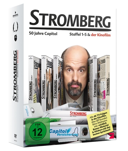 Stromberg - Staffel 1-5 + Film - 50 Jahre Capitol-Versicherung auf 11 DVDs für 27,99 EUR