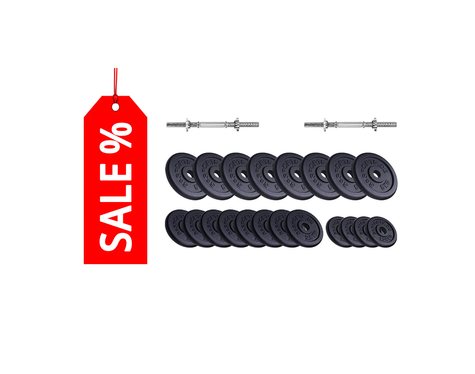 70 kg Kurzhantelset Gusseisen -->94,26 € statt 114,95 €