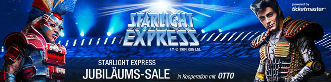 Starlight Express in Bochum: 27.000 Tickets für 27€ - ab 0 Uhr *UPDATE*