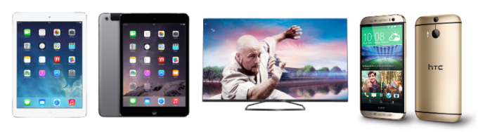 "Alles raus" bei Media Markt - HTC One M8 gold für 369€ oder Apple iPad Air 64GB LTE (1. Gen) für 499€