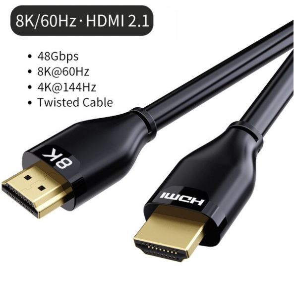 CABLETIME 8K HDMI 2.1 Kabel - 60HZ - 1m @Aliexpress
