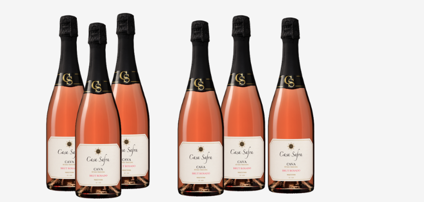 Prickelnder Genuss aus Spanien! 🍾 Casa Safra Cava Brut Rosado nur 7€ 