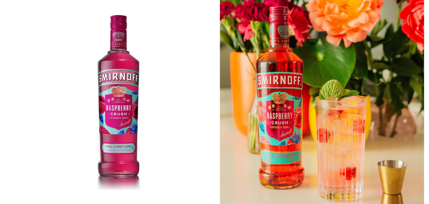 Smirnoff Raspberry Crush für 13€ - Wodka-Mixgetränk, pur oder als Mix genießen