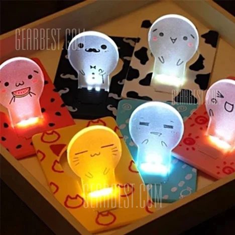 Mini-Lampe im Scheckkartenformat für nur 9 Cent inkl. Versand aus China