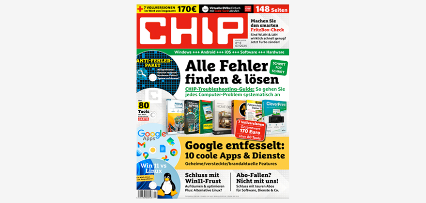 3 Ausgaben Chip Plus für 27€ – mit 25€ Amazon-Gutschein 