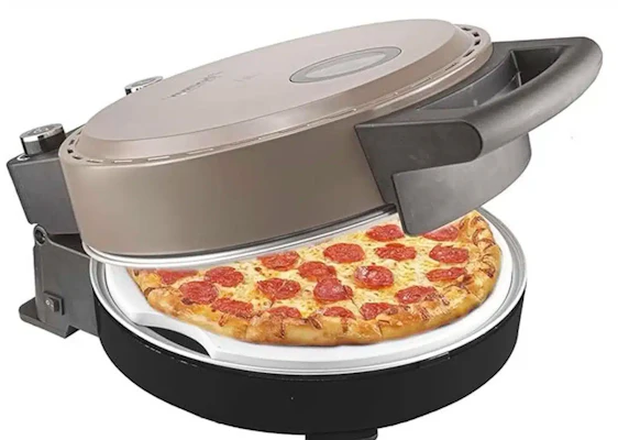 Bestron APZ500CO Pizzasteinofen Inkl. Inkl. 2 Pizzaspateln für 30,90€(statt 51,68€)