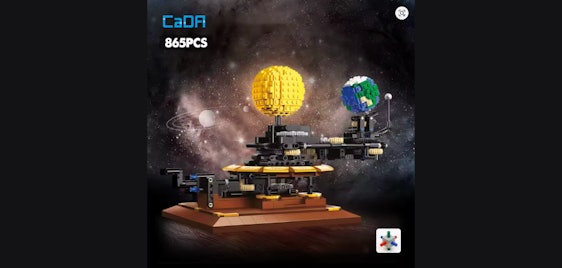 CaDA C71004W-Zahnrad-Sonnensystem für 15€ 🌕 - Klemmbaustein-Set 🪐