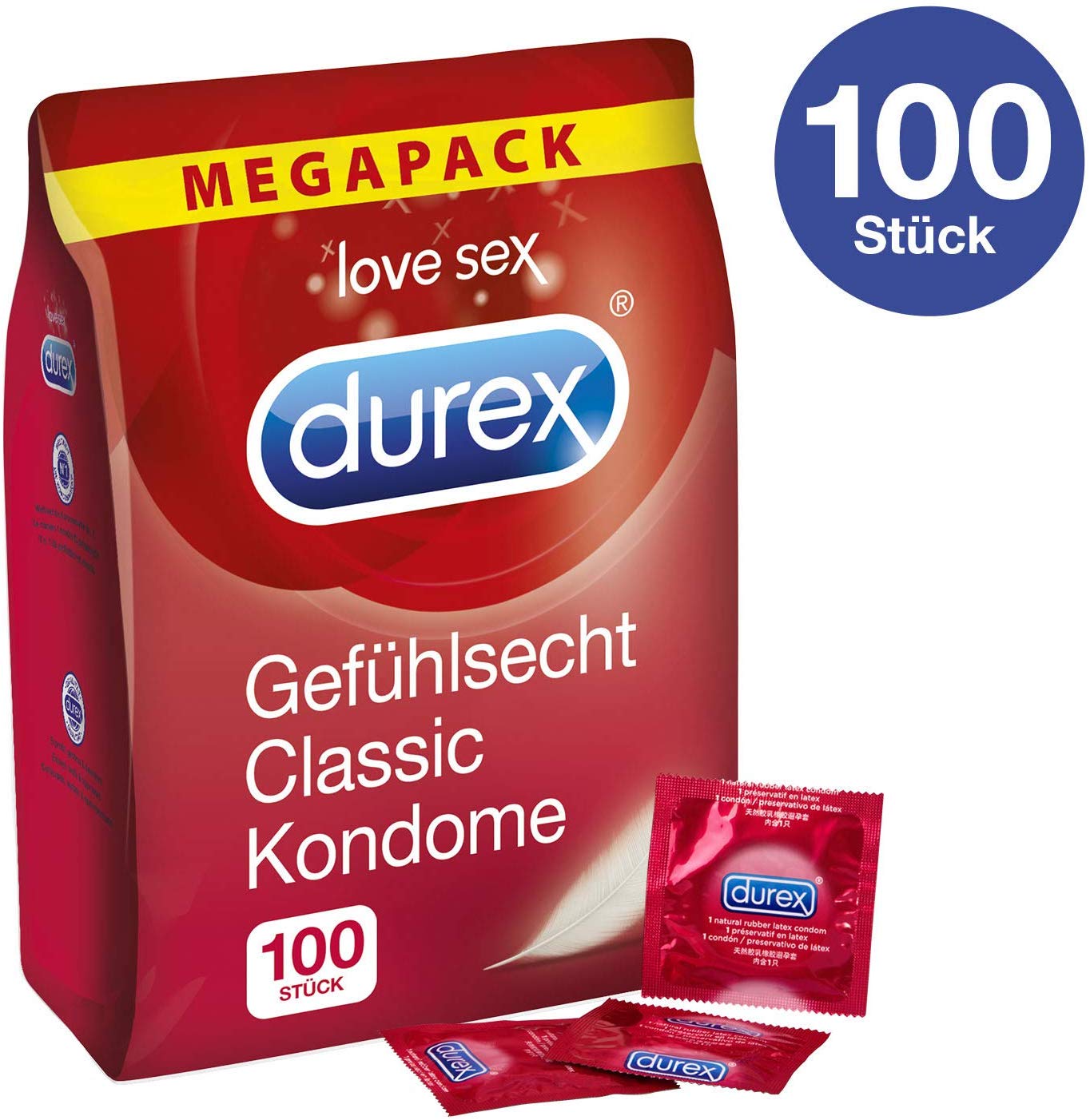 Amazon - Durex Gefühlsecht Kondome 100er Packung - 28,99 €