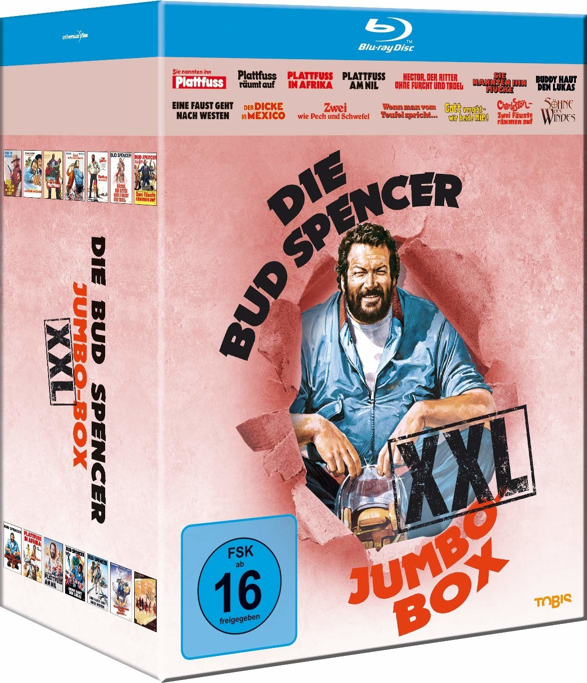 Bud Spencer: Die Jumbo Blu-ray Box für 40€ - z.B. Eine Faust geht nach Westen