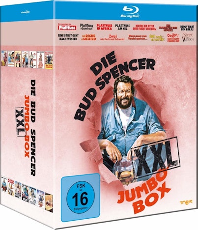 Bud Spencer: Die Jumbo Blu-ray Box für 40€ - z.B. Eine Faust geht nach Westen