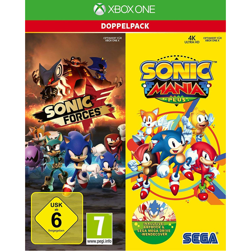 Sonic Mania Plus + Sonic Forces - Doppelpack (Xbox One) im Angebot: Nur 33,08€ statt 39,89€