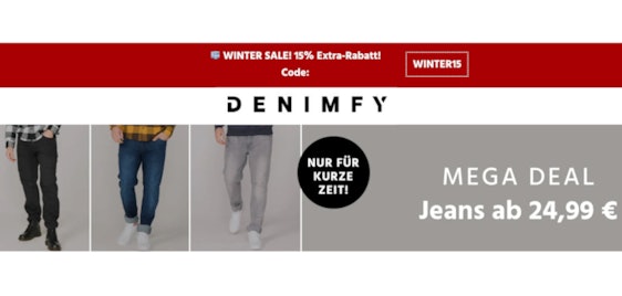 👖 Riverso Mega Deal bei Denimfy - Jeans ab 24,99€ nur für kurze Zeit!