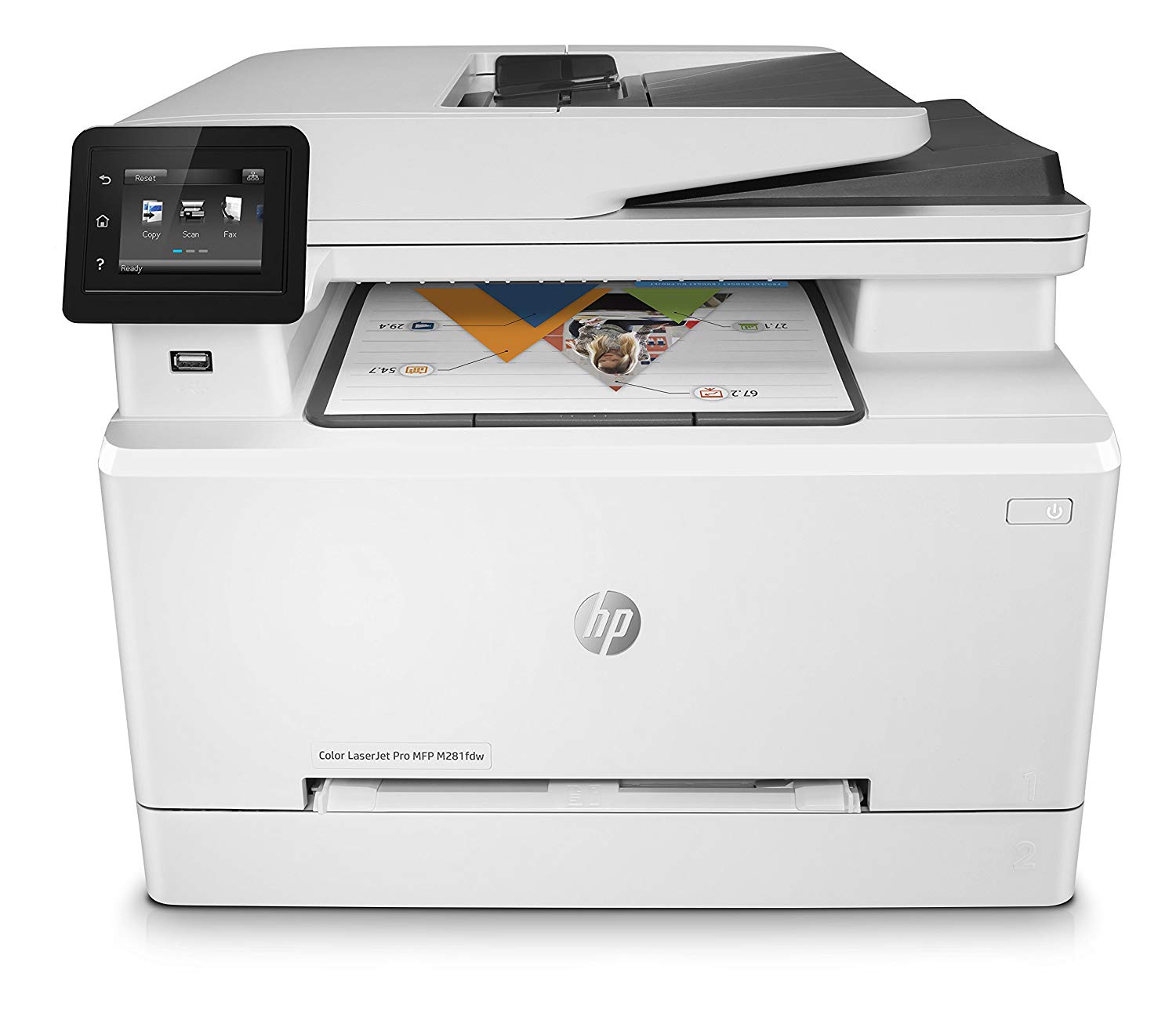 HP Color LaserJet Pro M281fdw Multifunktions-Farblaserdrucker, Laserdrucker
