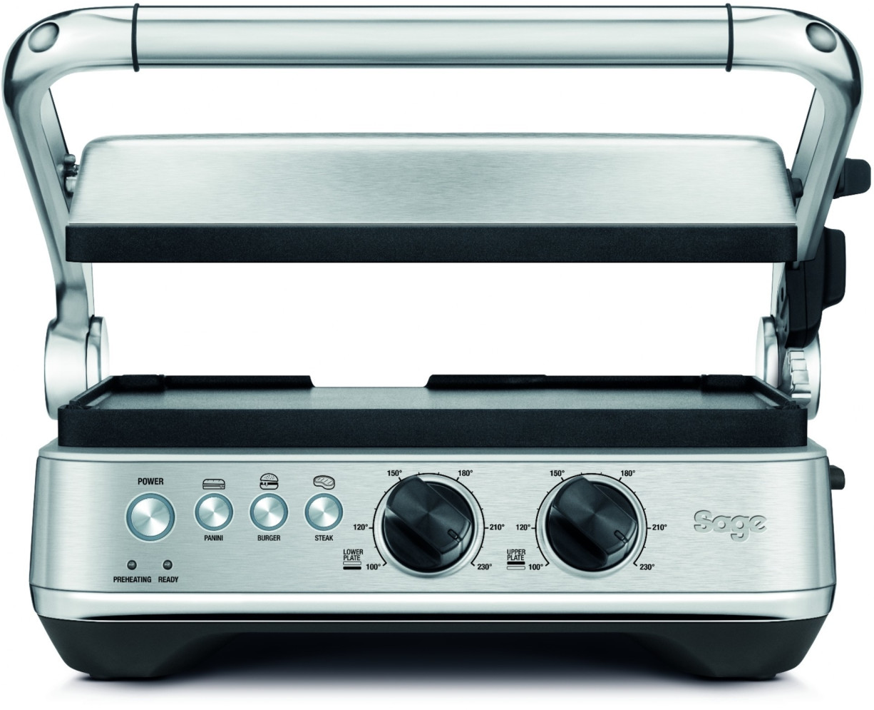 Sage SGR700 BBQ &amp; Press Grill für 129€ - Kontaktgrill mit 25 x 30cm Grillfläche &amp; 1.800 Watt