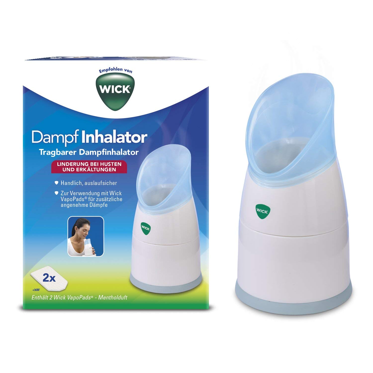 Wick Dampf-Inhalator W1300-DE für 2,77 EUR