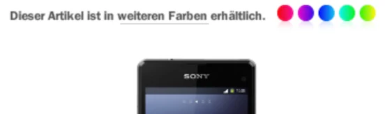 Sony Xperia Z1 Compact für 199€ - 4,3" Smartphone mit Quad-Core, 20MP Kamera und LTE *UPDATE7*